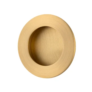 Iver 21792 Flush Pull Round Brushed Brass D64xP2.5mm GTIN 9343857465747