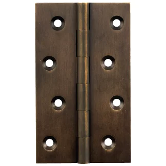 Tradco 60mm fixed pin solid brass hinge